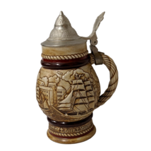 Avon Tall Ships Ceramic Stein Clint Handcrafted In Brazil 1977 No 162125... - $298.35 MXN