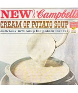 1964 Campbell&#39;s Condensed Cream Of Potato Soup Advertisement Classic Foo... - €25,76 EUR