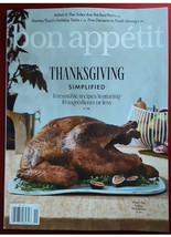 Bon Appetit Magazine November 2021 New Thanksgiving Simplified Ship Free - £19.57 GBP