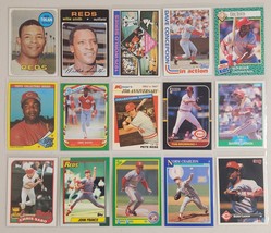 Cincinnati Reds Lot of 15 MLB Baseball 1960&#39;s,70&#39;s,80&#39;s,90&#39;s Barry Larkin - £11.29 GBP