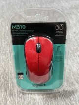 Logitech - M310 Wireless Optical Ambidextrous Mouse - Wireless - Flame Red - $14.84
