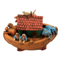 Vintage 1991 American Greetings Noah&#39;s Ark Christmas Holiday Ornament with Box - £12.50 GBP