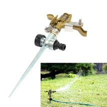 360 Degree Rotary Irrigation Sprayer Sprinkler Automatic Watering Garden Water N - £19.58 GBP+