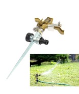360 Degree Rotary Irrigation Sprayer Sprinkler Automatic Watering Garden... - £19.55 GBP+