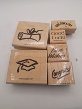 Lot Of 6 Stamps Graduation Stamps - Stampin Up - £7.71 GBP