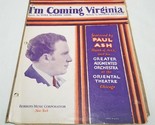 I&#39;m Coming Virginia by Will Marion Cook Donald Heywood Sheet Music Vintage - $21.98