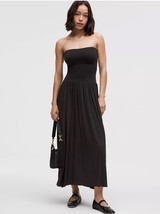 LULULEMON 2-IN-1 MAXI DRESS BLACK XXS NWT USPS SHIP - $229.50