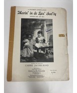 Movin’ in de Bes’ Soci’ty Sheet Music by Carrie Jacobs Bond - £10.24 GBP