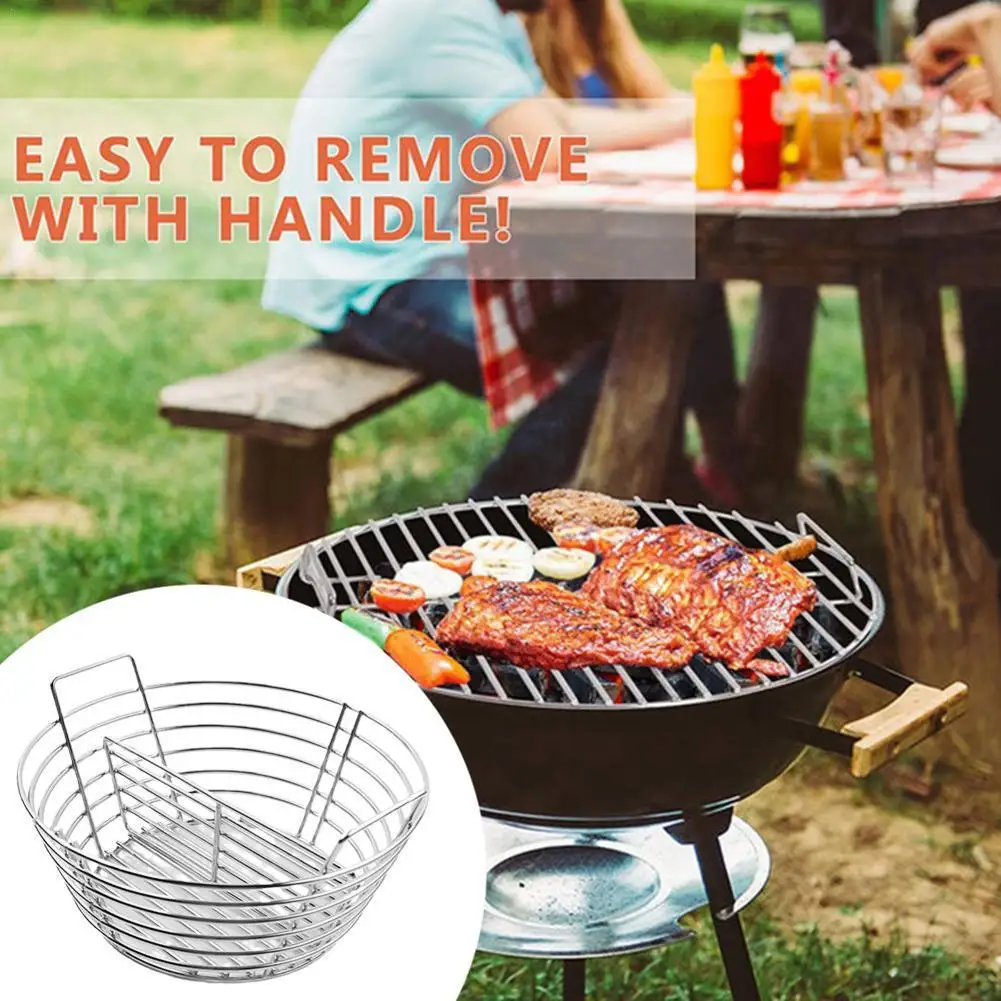 D2 Outdoor BBQ Charcoal Basket Outdoor BBQ Charcoal Basket Leaked  Steel Smoked  - £127.03 GBP