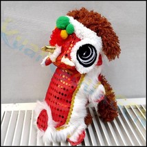 Spring Festival Teddy dog coat winter  costume pet Lion dance clothes small dog  - £57.24 GBP