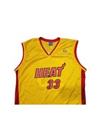 Vintage RARE Alonzo Mourning  Champion Miami Heat Gold jersey size 48 XL  - £67.23 GBP