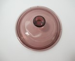 Pyrex Corning Visions Cranberry lid only V 1 C for 1 quart casserole - $8.90
