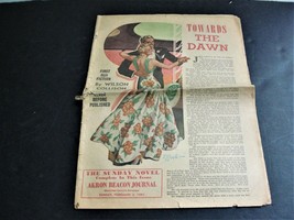Akron Beacon Journal-The Sunday Complete Novel- February 2, 1941 Newspaper. - £12.08 GBP