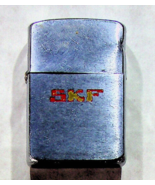 Vintage Zippo Lighter - Steel Case - w/Monogram (SKF) and Name - $21.49