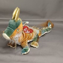 Ty Beanie Baby Babies Zodiac Dragon Plush Stuffed Animal 2000 Multicolor Tag - £15.36 GBP