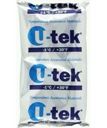 Thermosafe U-tek 412 Phase Change Material Gel, -1°C Temperature lot of ... - £28.61 GBP