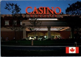 Casino Windsor Ontario Canada Postcard Near Detroit Ambassador Bridge US - £3.47 GBP