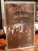 Used Vintage 87 Motley Crue Girls Girls Girls Heavy Metal Cassette Tape - £7.95 GBP