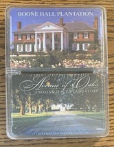 2 Boone Hall Plantation Deck Of Playing Cards In Plastic Storage Case - £10.46 GBP