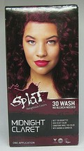 Splat Rebellious Colors No Bleach Needed Hair Color Kit Midnight Claret 6 Oz - £8.77 GBP