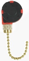 New 60303 Black 3 Speed 4 Wire Ceiling Fan Switch Pull Chain 3404514 - £10.62 GBP