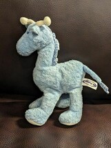 Mary Meyer Blue Giraffe Plush Rattle VTG Stuffed HTF - £19.30 GBP