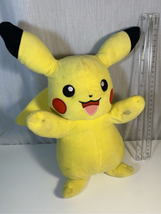 Pokemon Stuffed Plush Animal-12” Press and Play Yellow Tested Working - $16.83