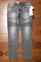 Armani Exchange A|X $210 J27 Men&#39;s Skinny Biker  Gray Stretch Cotton Jea... - $65.99
