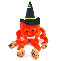People Pals Halloween Pumpkin Jack-O-Lantern Witch Plush Toy Stuffed Animal - £27.56 GBP
