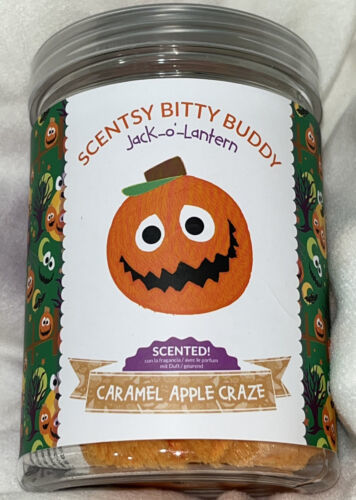 NEW SCENTSY Bitty Buddy Jack O Lantern Caramel Apple Craze - £10.85 GBP
