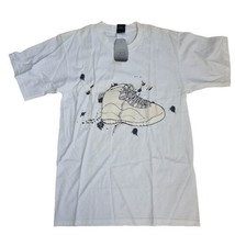  Nike Air Jordan Retro T-Shirts Men White 196070 100 Athletic Vintage Si... - £7.84 GBP