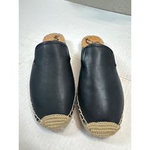 Sam Edelman Kerry Black Leather Womens Espadrille Sandal Flats F6807L400... - $48.98 CAD