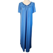 Shadowline Women&#39;s Petals Gown Full Length Sky Blue Size Small - £16.64 GBP