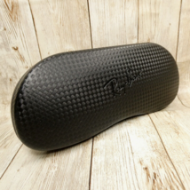 Ray-Ban Carbon Fiber Style Eyeglasses Black Hard Clam Shell CASE ONLY - £10.15 GBP