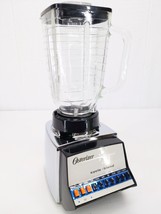 VTG Black Chrome Oster Osterizer Cycle Blend 10 Speed Blender Model 847 ... - $27.72