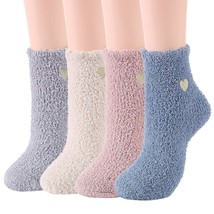 Fuzzy Socks Womens Fluffy Socks Soft Warm Socks Christmas Fleece Socks Athletic  - £13.32 GBP