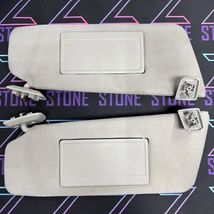 04-08 FORD F150 DRIVER LEFT &amp; PASSENGER RIGHT SUN VISOR VISORS SET PAIR ... - $50.96