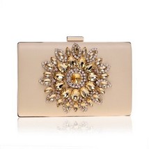 Velvet luxury women evening bag YM1061gold Mini(Max Length&lt;20cm) - £12.78 GBP
