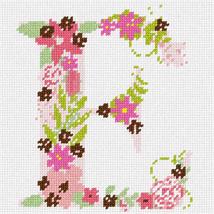 Pepita Needlepoint kit: The Letter E Flowering, 7&quot; x 7&quot; - £39.96 GBP+