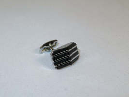 Men J.Valintin Cufflinks by Vitorofolo for French Cuff Shirt V35-34 Black Silver image 4