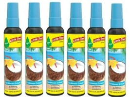 Little Trees Caribbean Colada Bottle Spray Air Freshener 3.5 Oz 6 Pack New - $10.50