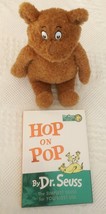 Dr. Seuss HOP ON POP Large Book &amp; 16&quot; Brown Bear Soft Plush Stuffed Animal  - £20.00 GBP