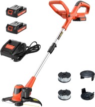 The Paxcess 20V 10-Inch Cordless String Trimmer/Lawn Edger, Weed Wacker ... - $106.96
