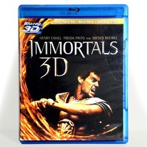 Immortals (3-Disc 3D &amp; 2D Blu-ray,, 2012,  Widescreen) Like New !   Henry Cavill - £8.87 GBP