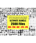 2500+ starwars svg bundle, star wars png, svg files for cricut, darth va... - $4.07 CAD