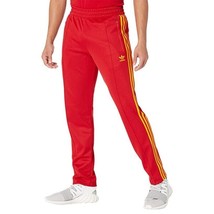 Adidas Originals Men Beckenbauer Track Pants HK7401 Red Gold Size XS Extra Small - £59.94 GBP