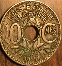 1931 France 10 Centimes Coin - £1.47 GBP