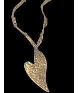 Plunder necklace Up To 37” Multi Leather Strand  With Gold Tone - €22,86 EUR
