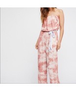 Free People Just Float Tie Dye Strapless Jumpsuit Small - $76.67