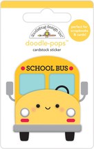 Doodlebug Doodle-Pops 3D Stickers-School Bus, School Days - £11.07 GBP